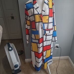 Colorblock Long Coat